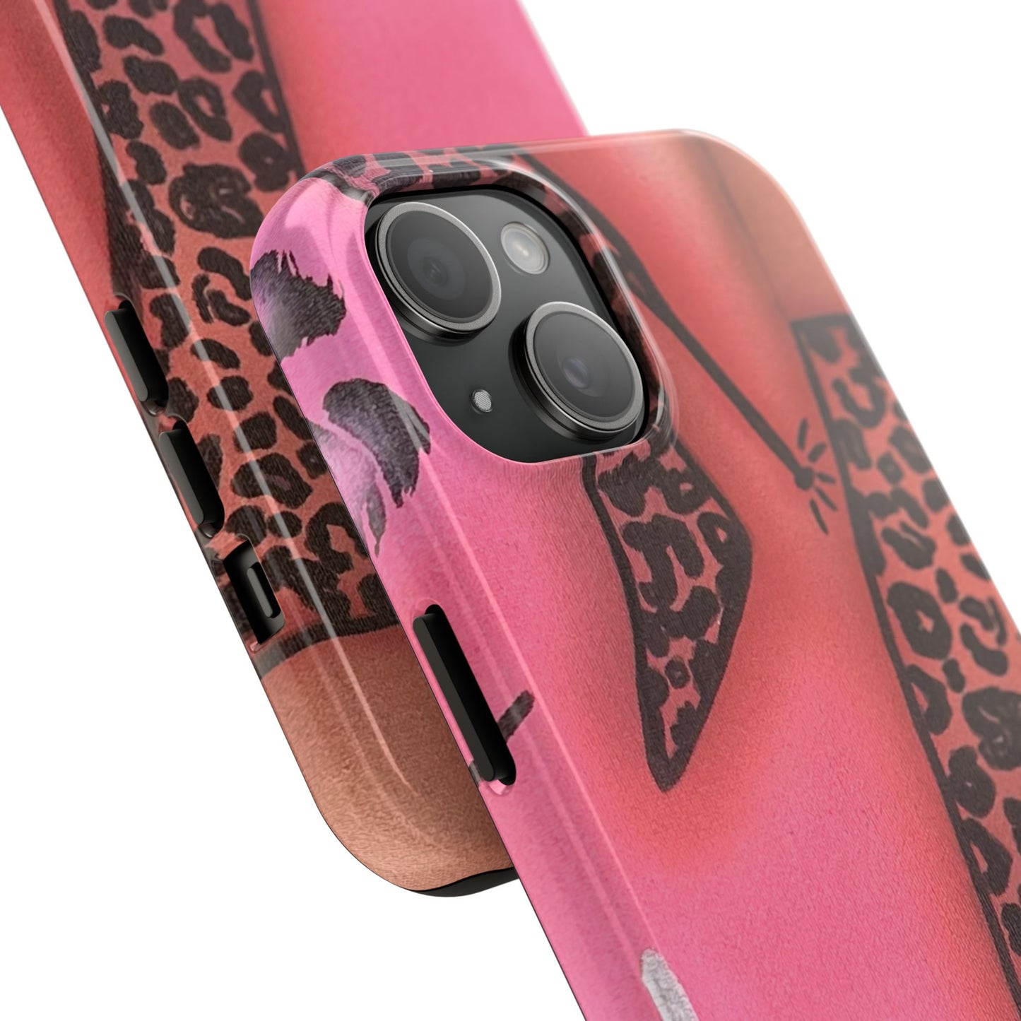 "cheetah boots" airbrush iPhone case