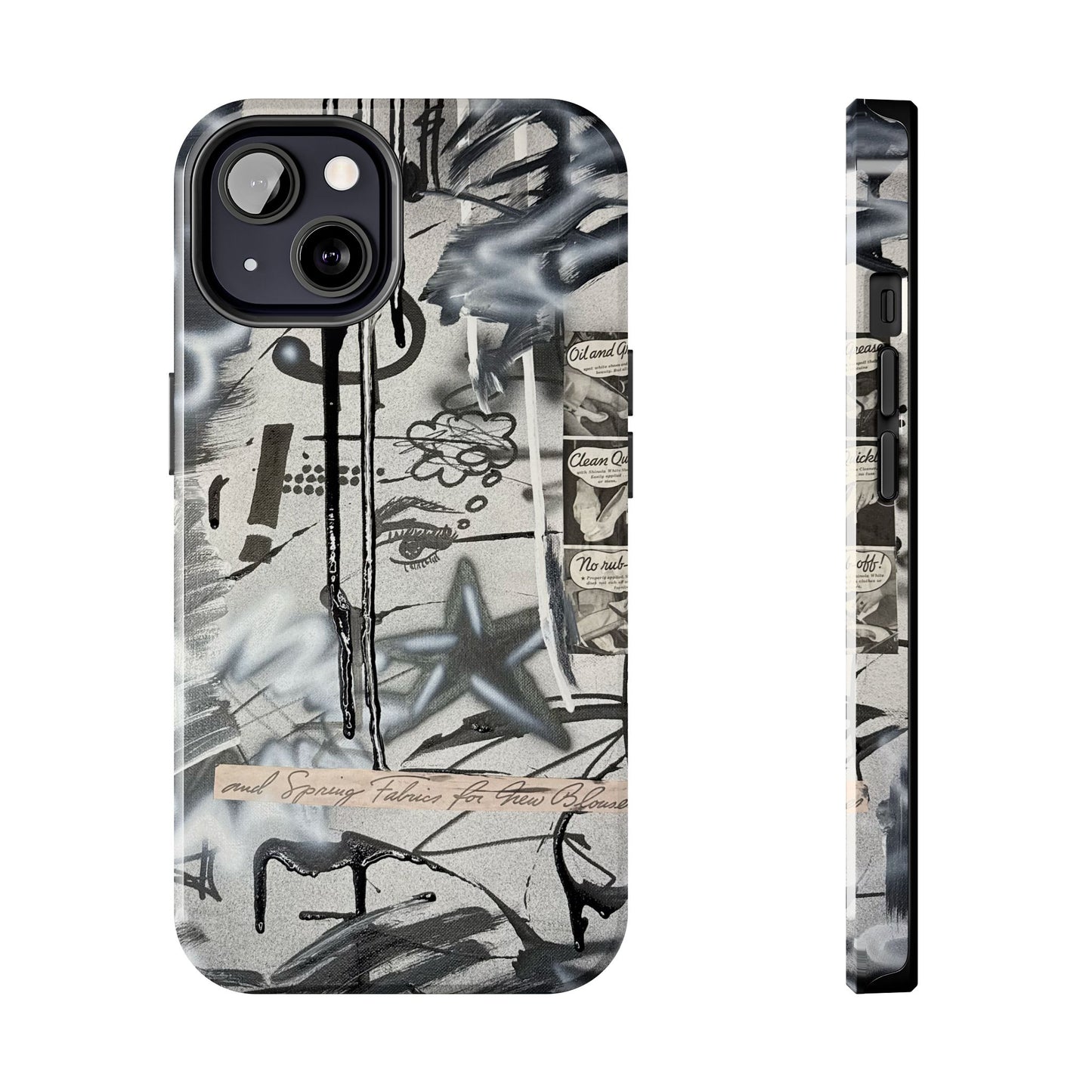 "monochrome mood" airbrush iPhone case
