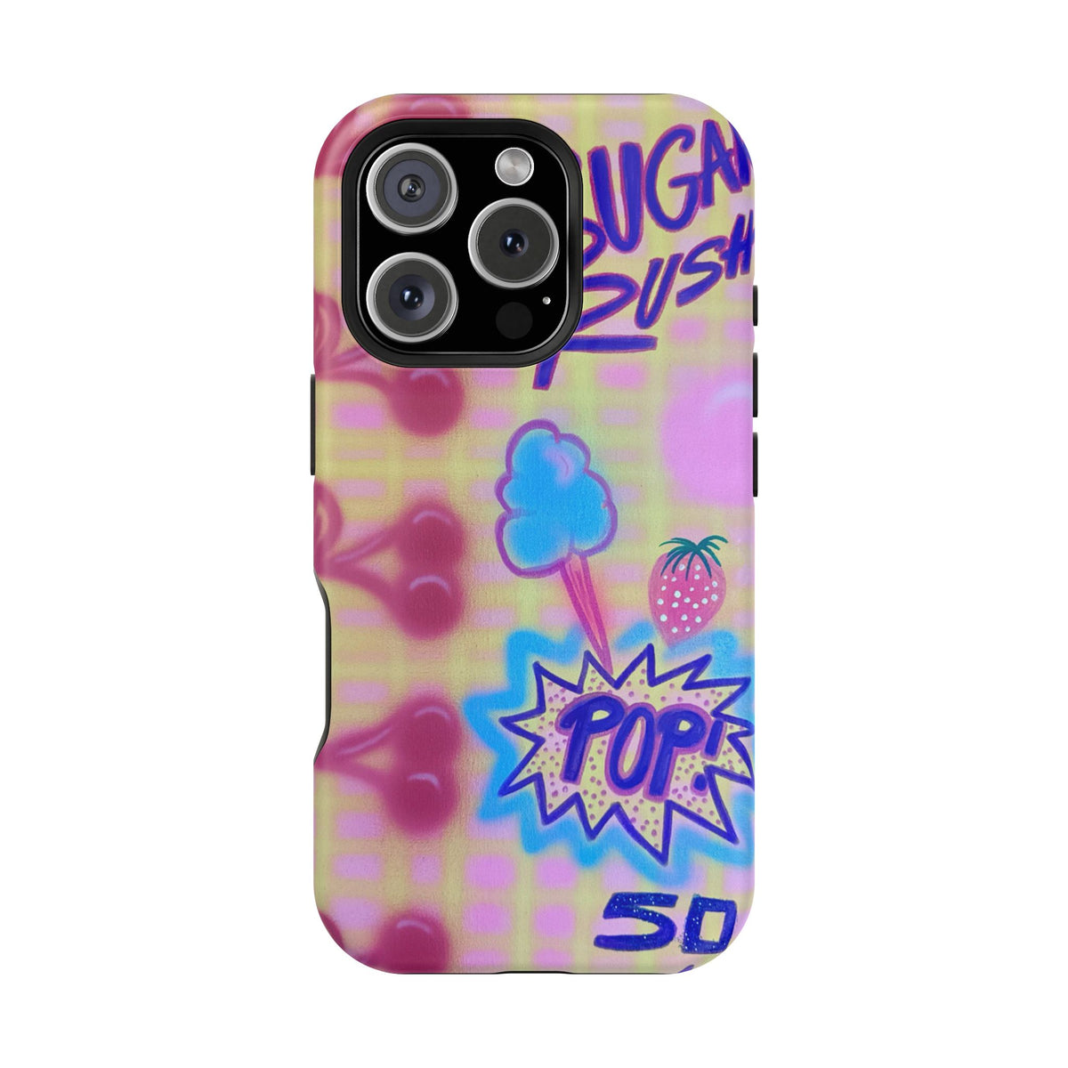 MagSafe "sugar rush" airbrush iPhone case