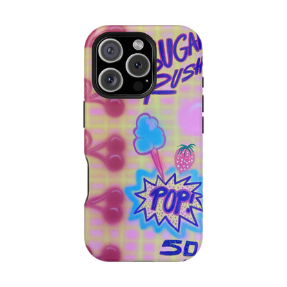 MagSafe "sugar rush" airbrush iPhone case