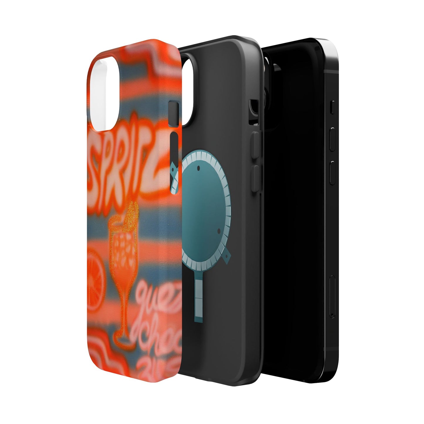 MagSafe "aperol spritz pt. 2" airbrush iPhone case