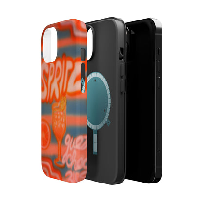 MagSafe "aperol spritz pt. 2" airbrush iPhone case