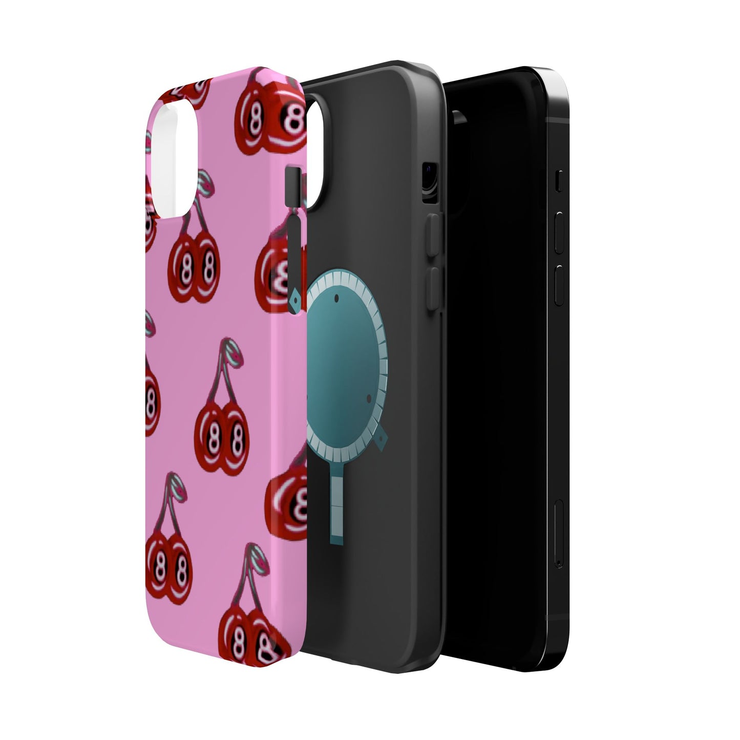MagSafe "cami cherry pink" Airbrush iPhone Hülle
