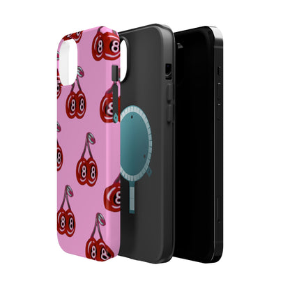 MagSafe "cami cherry pink" Airbrush iPhone Hülle