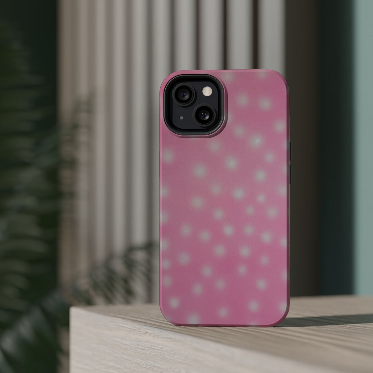 MagSafe "Erdbeerstrudel-Polkadots" Airbrush iPhone Hülle