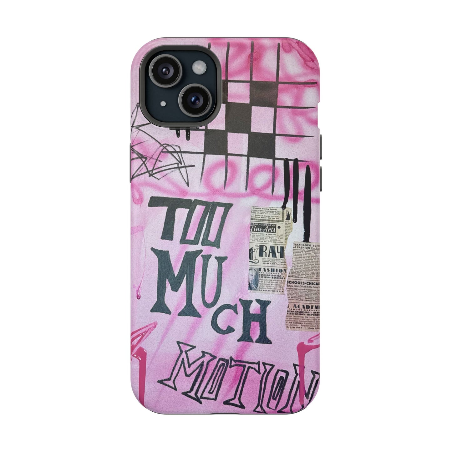 MagSafe "too much motion" airbrush iPhone case