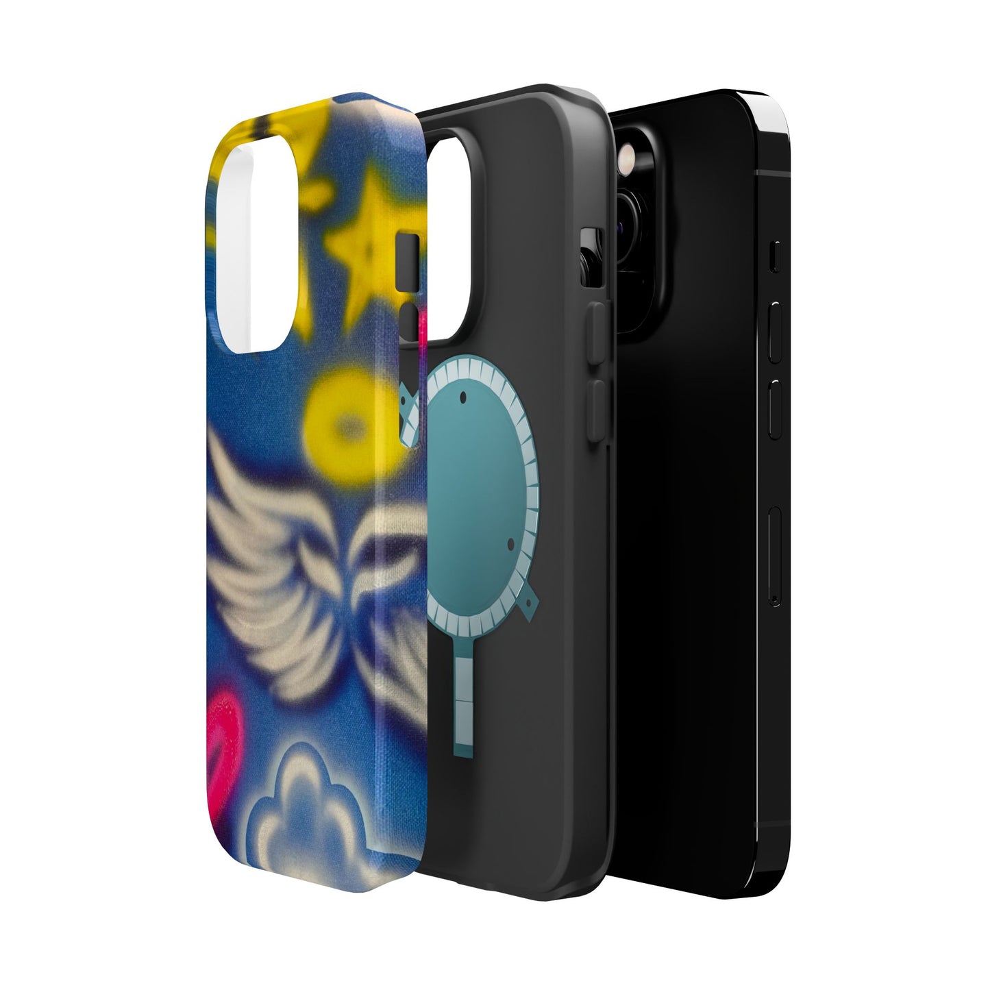 MagSafe "celestial halo" airbrush iPhone case
