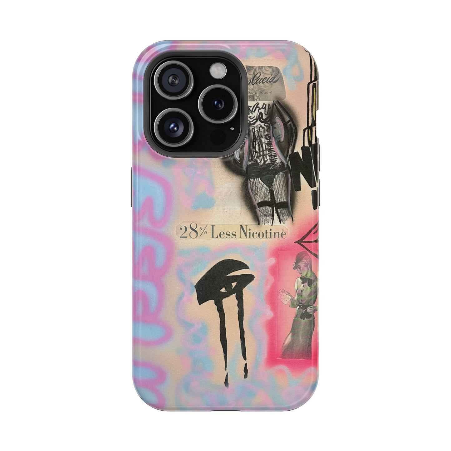 MagSafe "the feeling" airbrush iPhone case
