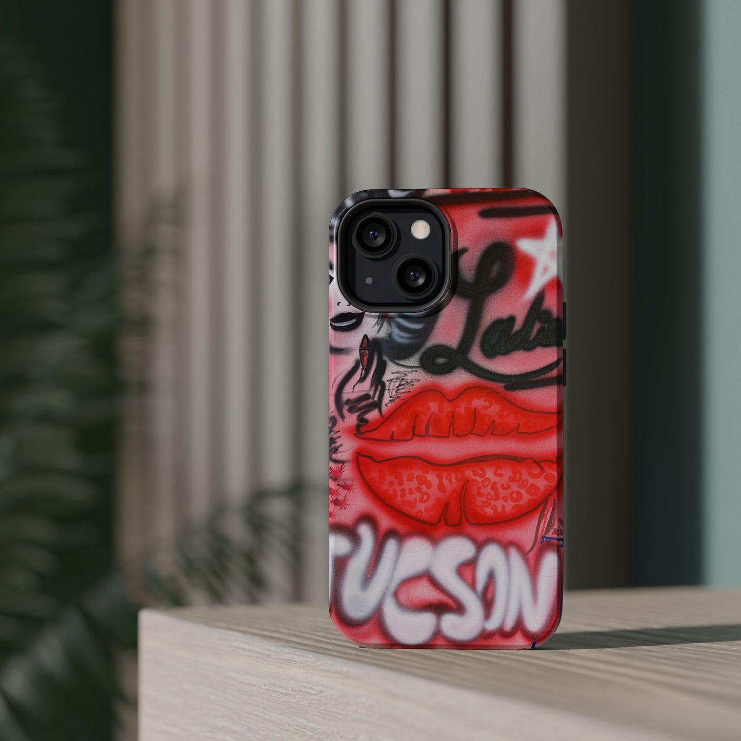 MagSafe "tucson, az" airbrush iPhone case