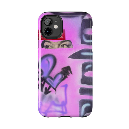 "Lila Prinzessin" Airbrush iPhone Hülle