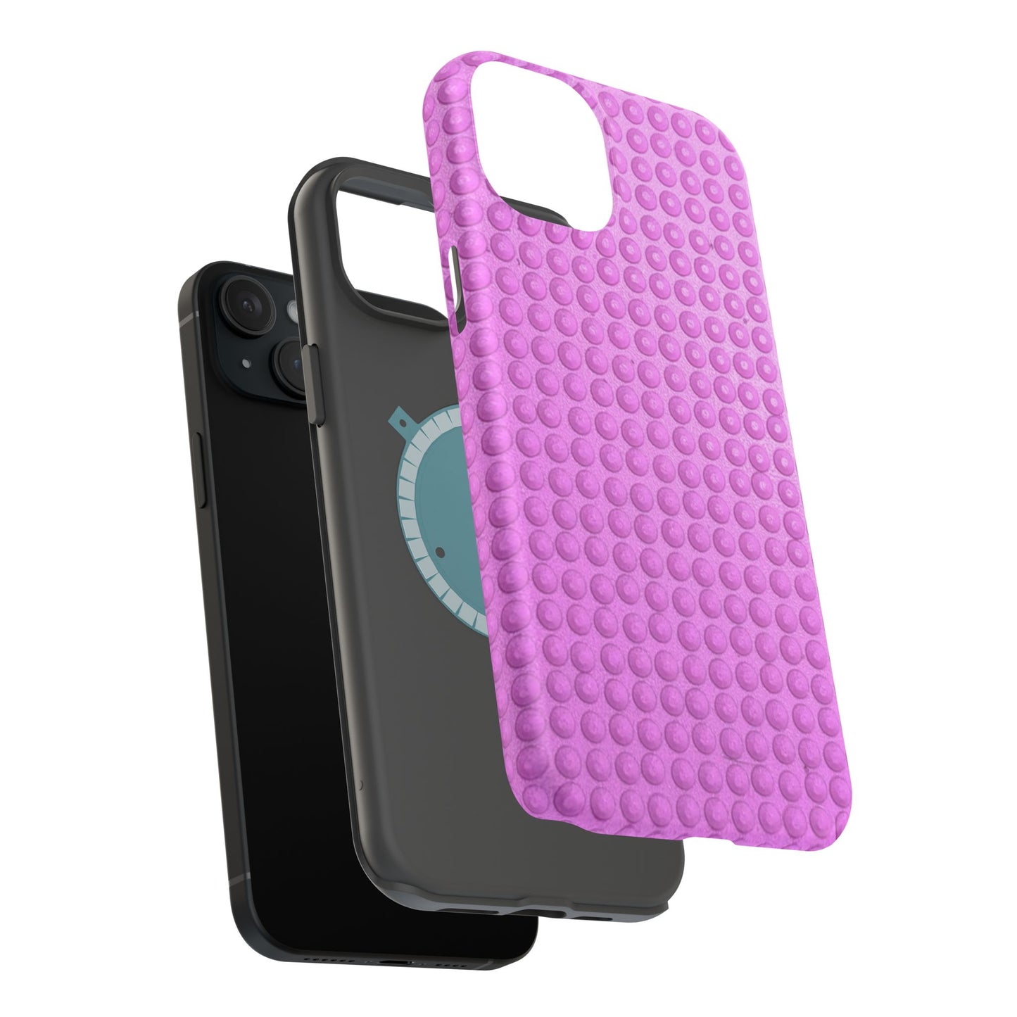 MagSafe "pink studs" airbrush iPhone case