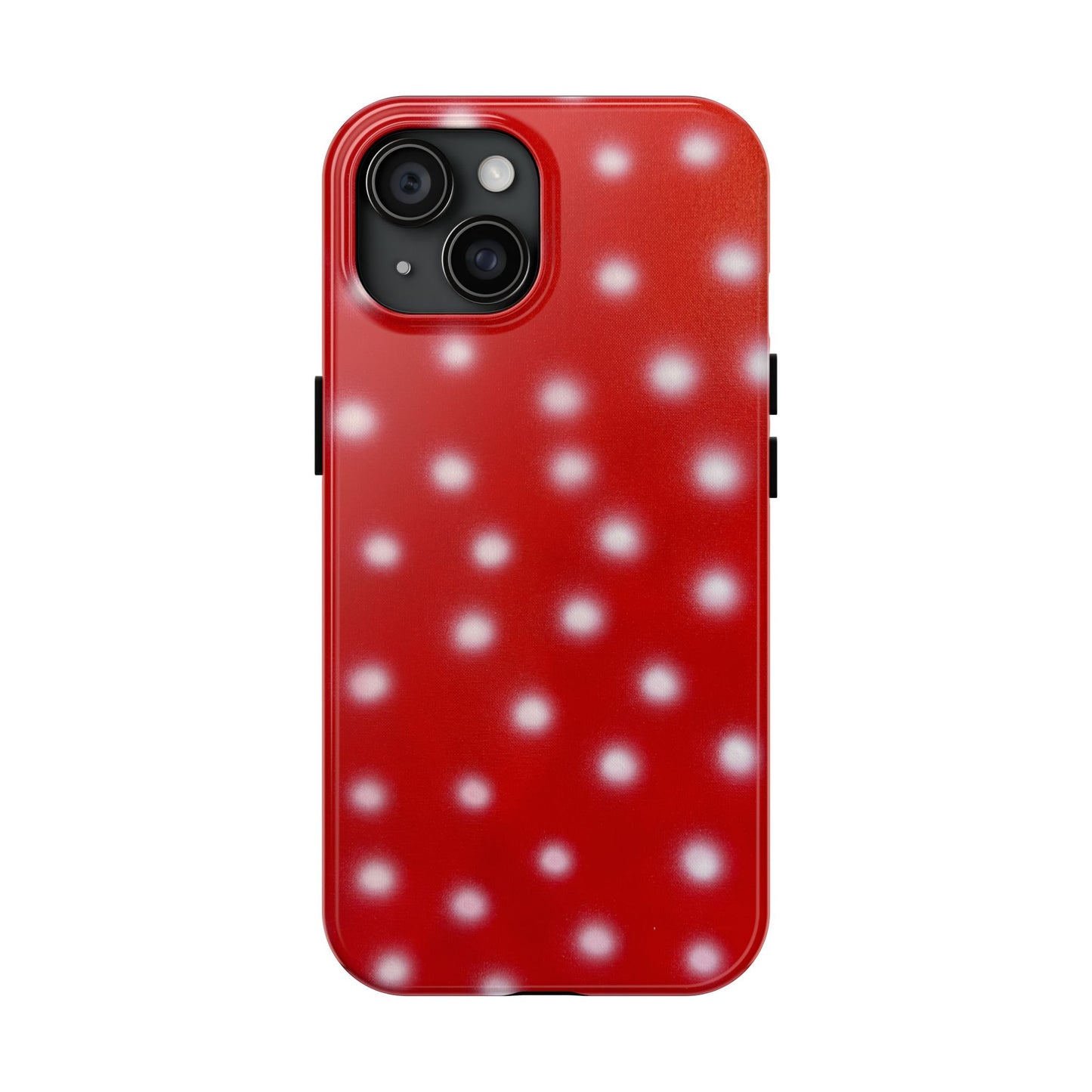 "cherry crush polka dot" airbrush iPhone case