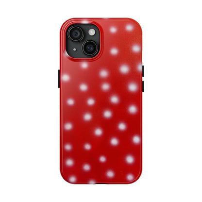 "cherry crush polka dot" airbrush iPhone case