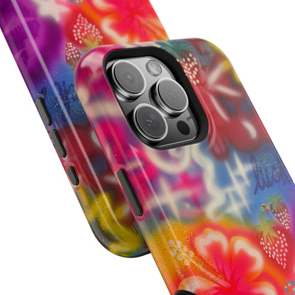 MagSafe „luck & luv“ Airbrush iPhone-Hülle
