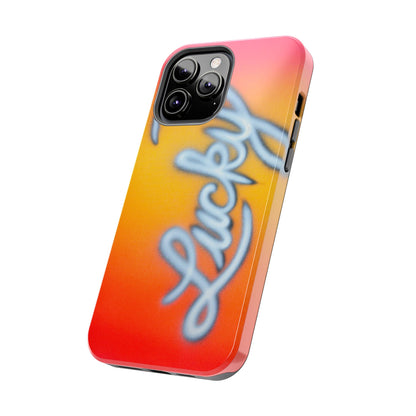 "lucky" airbrush iPhone case