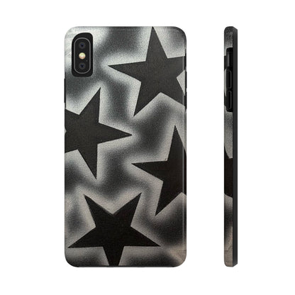 "chrome stars" airbrush iPhone case