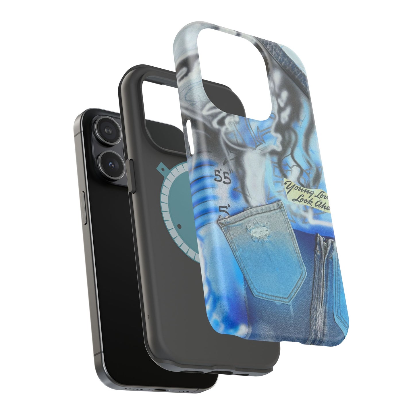 MagSafe "young lovers" airbrush iPhone case