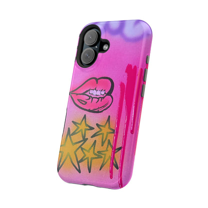 MagSafe "star drip" airbrush iPhone case