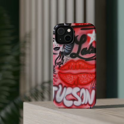 MagSafe "tucson, az" airbrush iPhone case