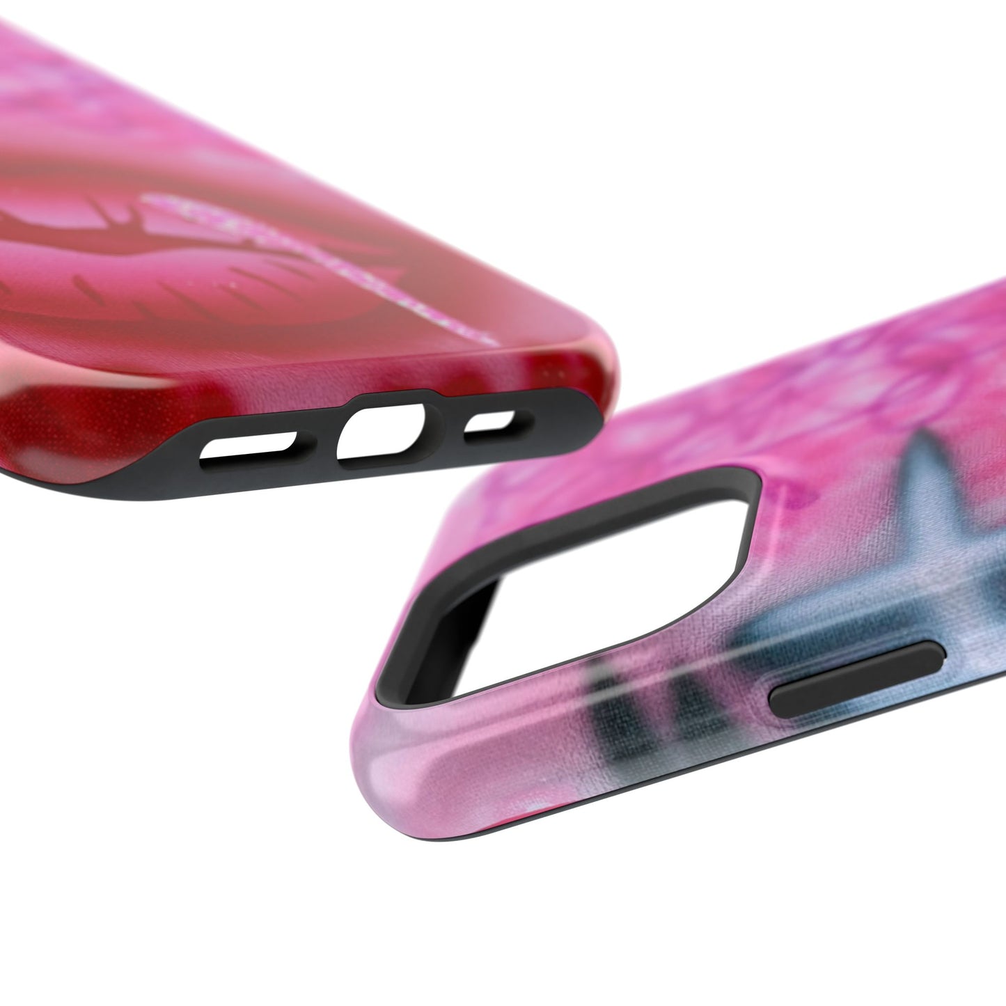 MagSafe limited edition "glitter aura" airbrush iPhone case
