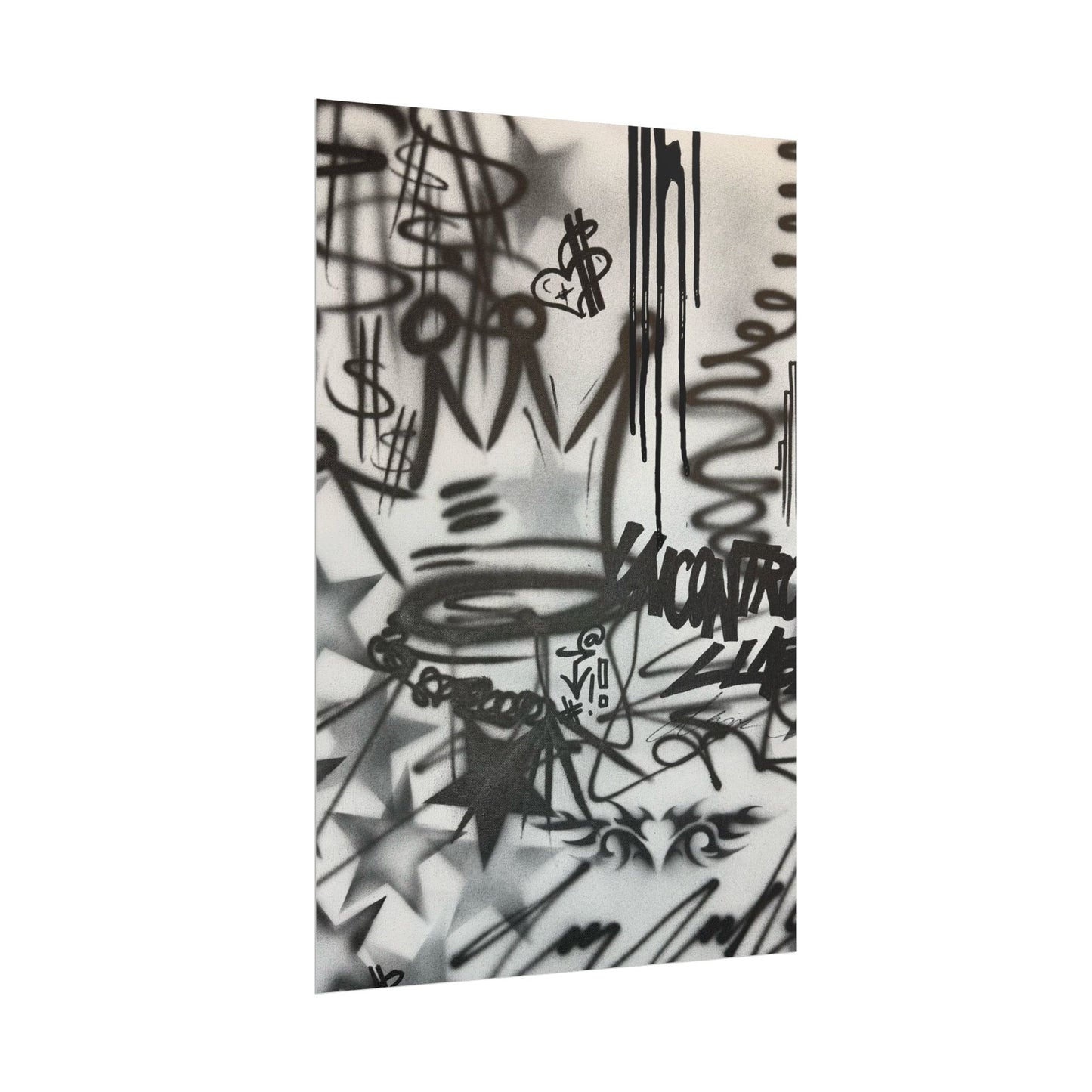 early access airbrush rolled print