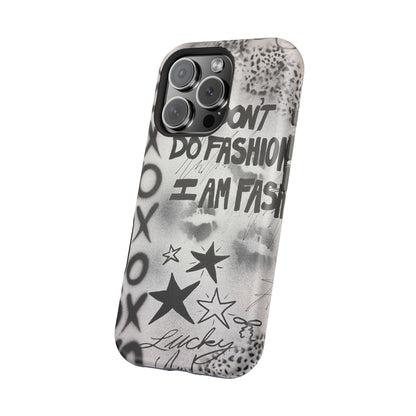 MagSafe "i am fashion" airbrush iPhone case
