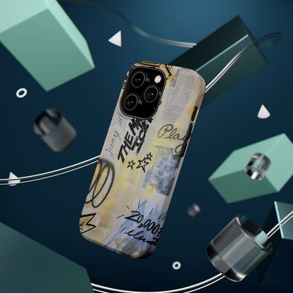 MagSafe "golden glacier" airbrush iPhone case