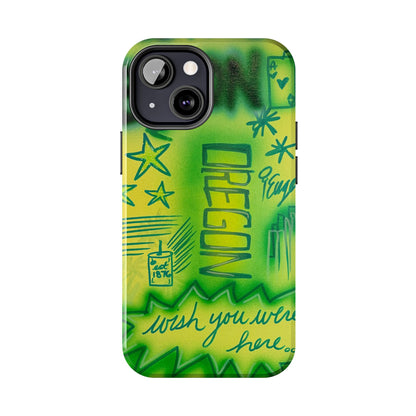 "oregon" airbrush iPhone case