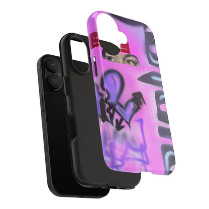 "Lila Prinzessin" Airbrush iPhone Hülle