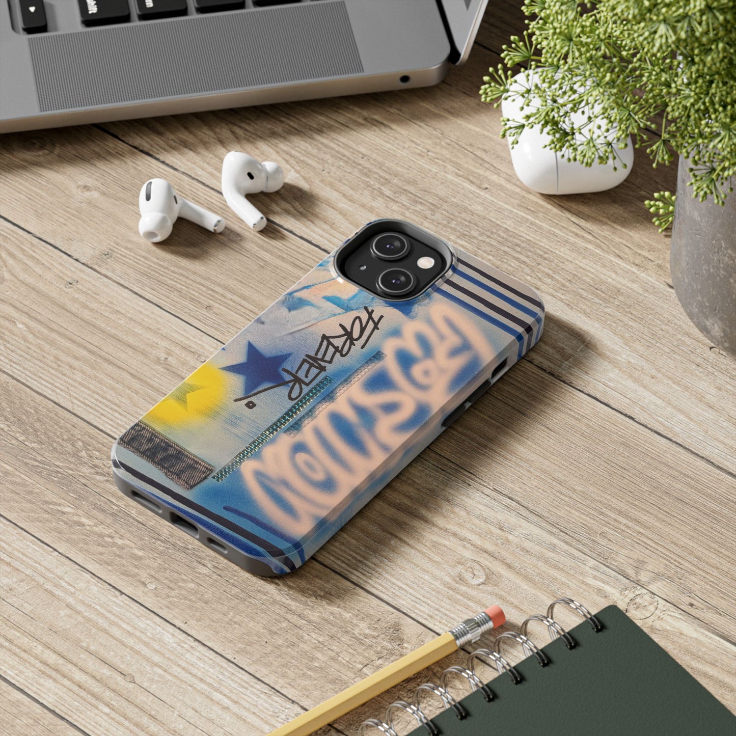 "fashion forever" airbrush iPhone case