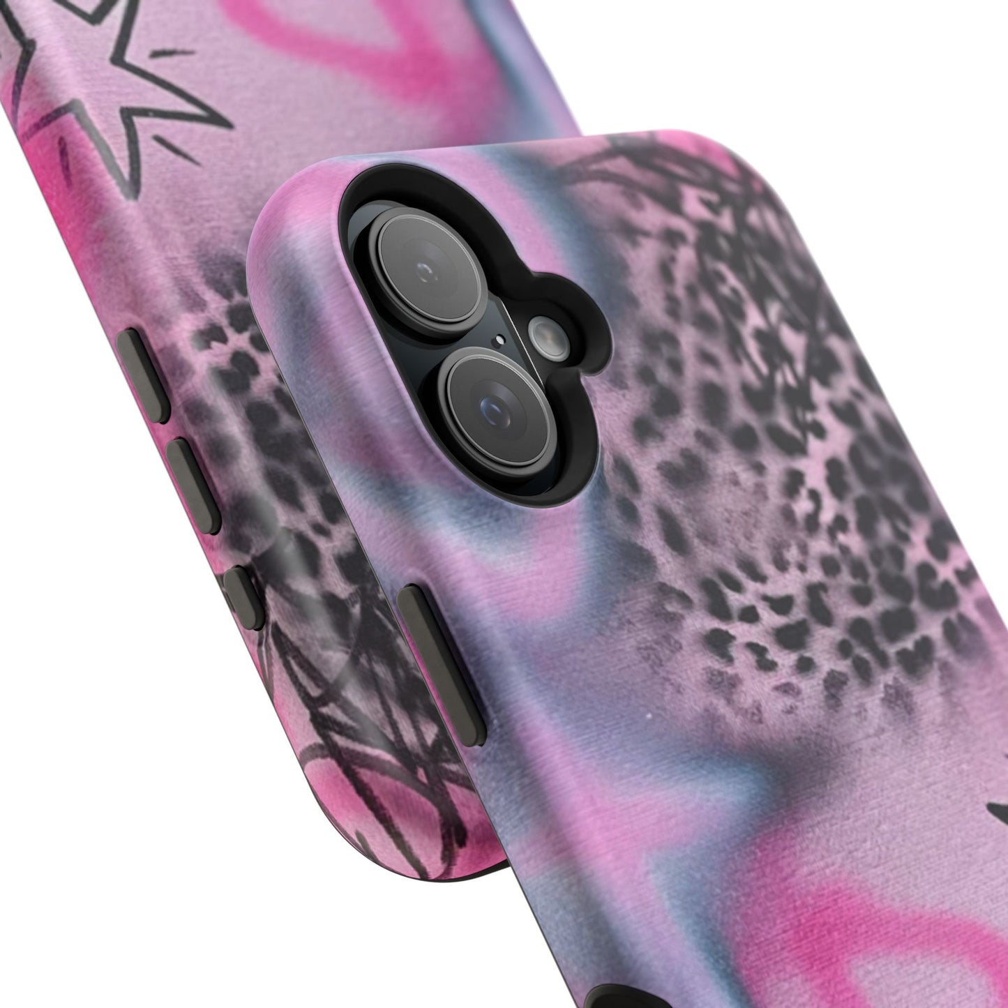 MagSafe "onyx cheetah" Airbrush iPhone Hülle