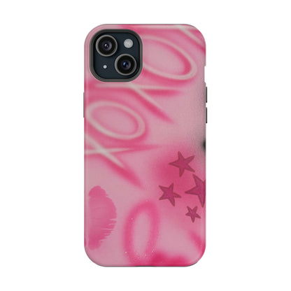 MagSafe "perfectly pink" airbrush iPhone case