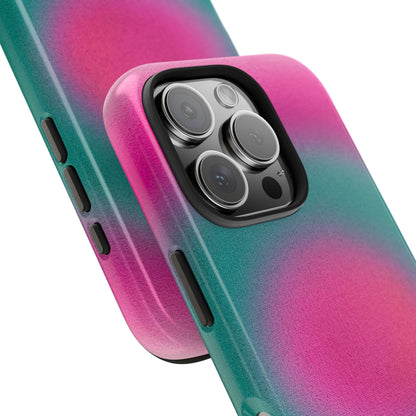 "watermelon swirl" aura airbrush iPhone case
