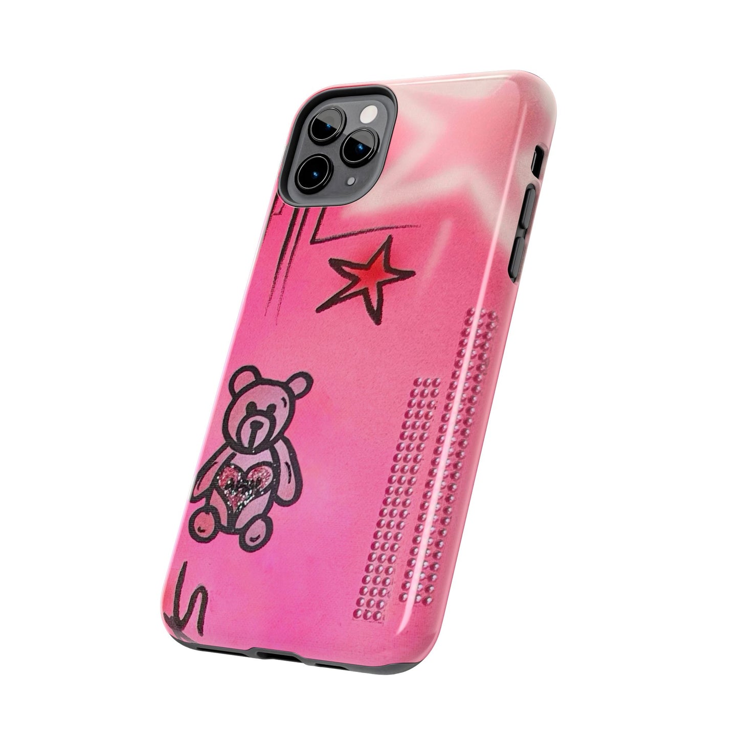 "teddy bear" airbrush iPhone case