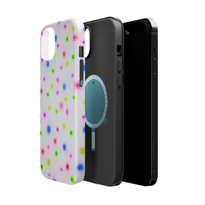 MagSafe "birthday cake polka dot" airbrush iPhone case
