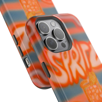 MagSafe "aperol spritz pt. 2" airbrush iPhone case