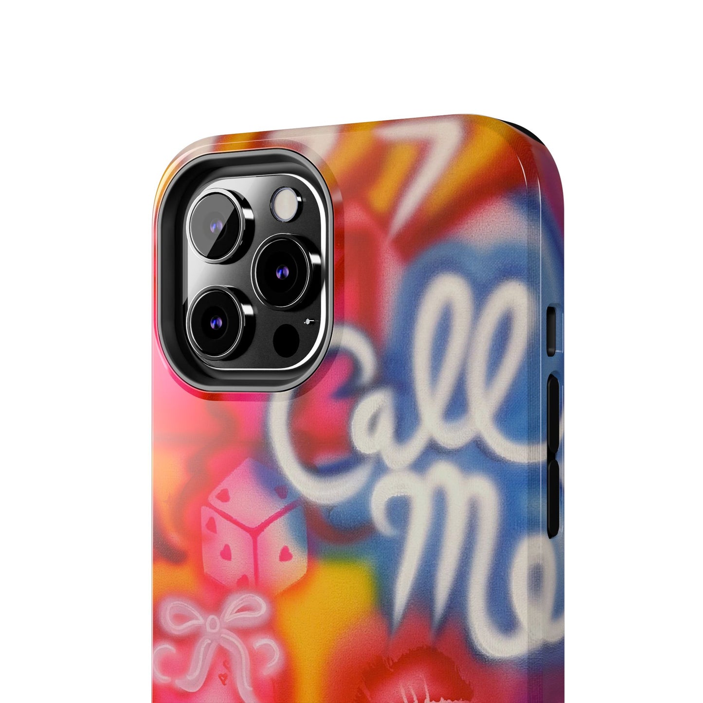 "CALL ME!" airbrush iPhone case