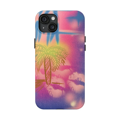 "glowy night" airbrush iPhone case