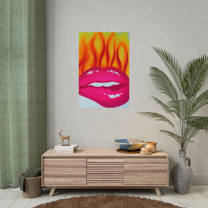 "flaming lips" airbrush rolled print