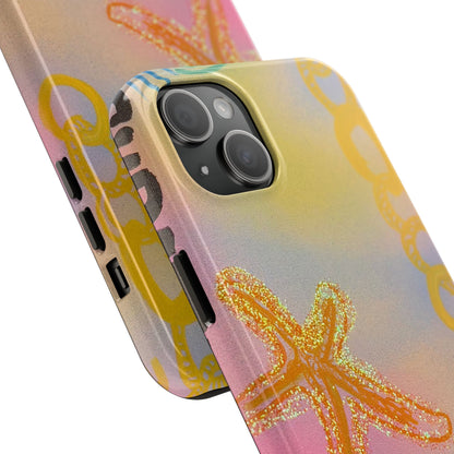 "sweet starfish" airbrush iPhone case