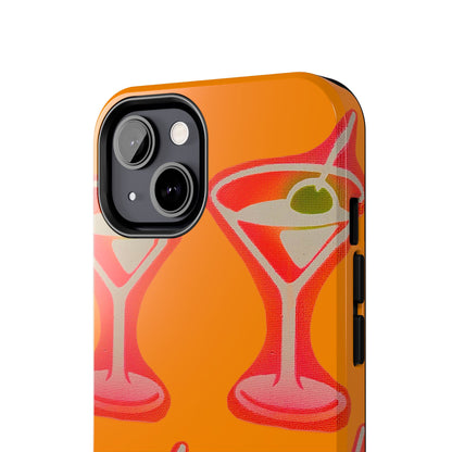 "shaken, not stirred” airbrush iPhone case