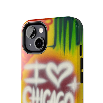 "chicago" airbrush iPhone case