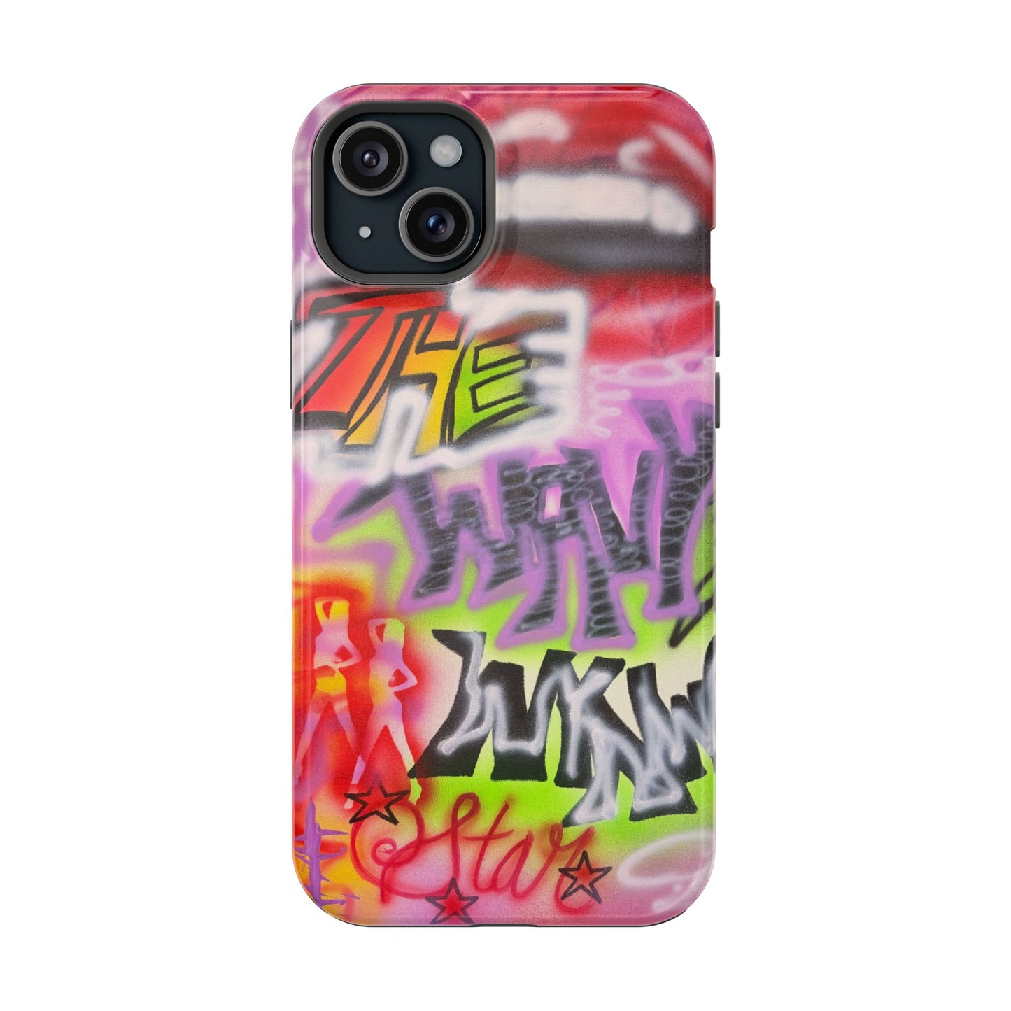 MagSafe "wynwood gold" airbrush iPhone case