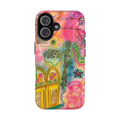 "new orleans, la" airbrush iPhone case