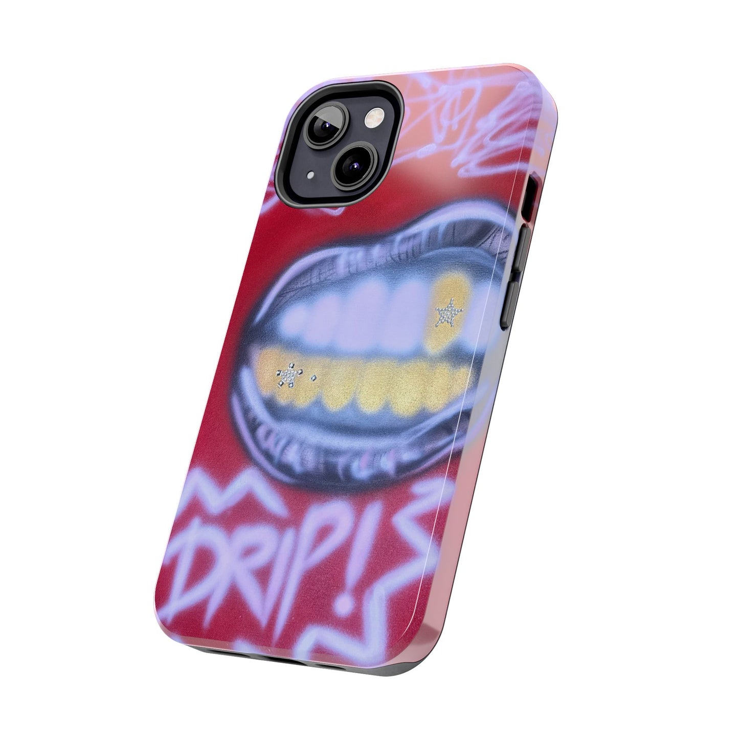 "tooth drip" airbrush iPhone case