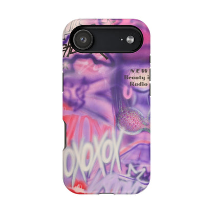 MagSafe "mic check" airbrush iPhone case