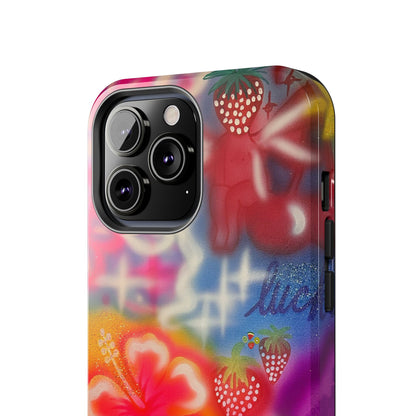 "luck and luv" airbrush iPhone case