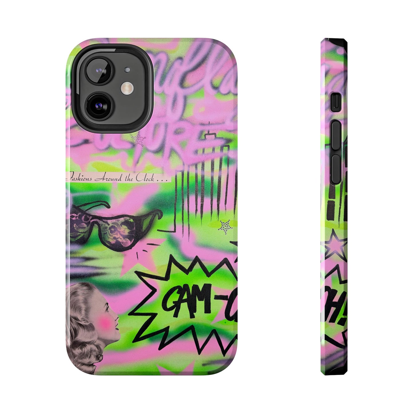 "green camo" airbrush iPhone case