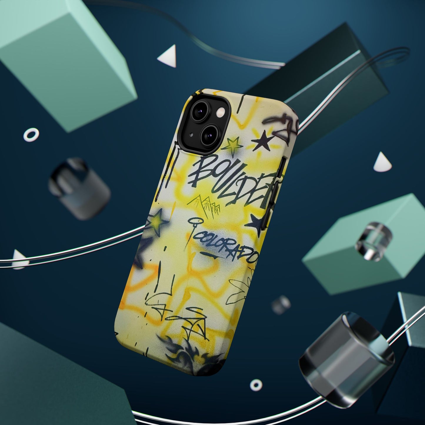 MagSafe "boulder" airbrush iPhone case