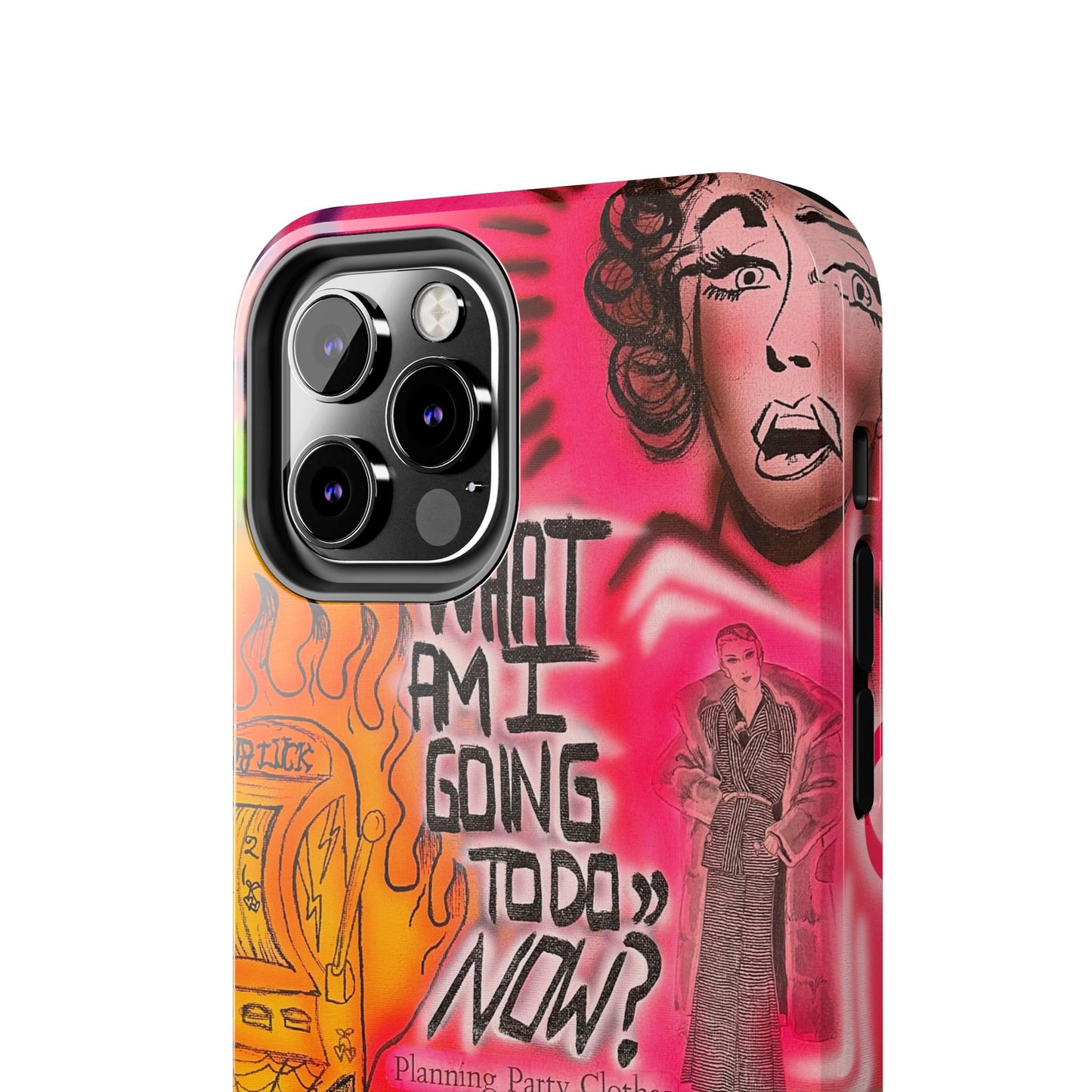 "out of luck" airbrush iPhone case
